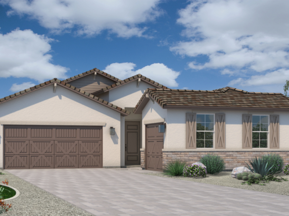 Arroyo Grande Marigold 4412 Plan, Farmhouse Elevation