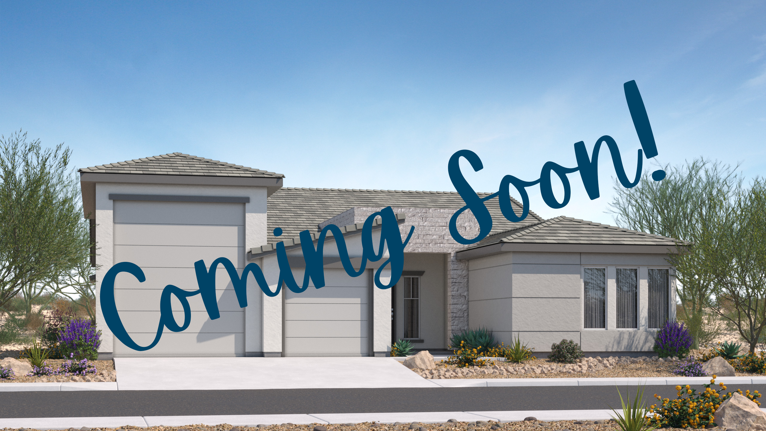 The Lavish RV Floorplan, Elevation C, Rendering with a "Coming Soon" banner