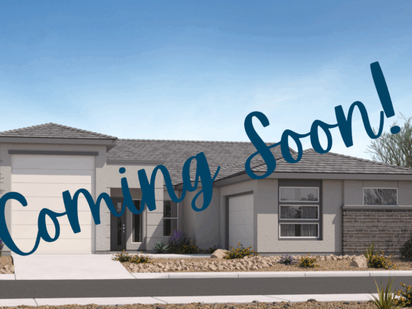 The Tranquility RV Floorplan, Elevation C, Rendering with a "Coming Soon" banner