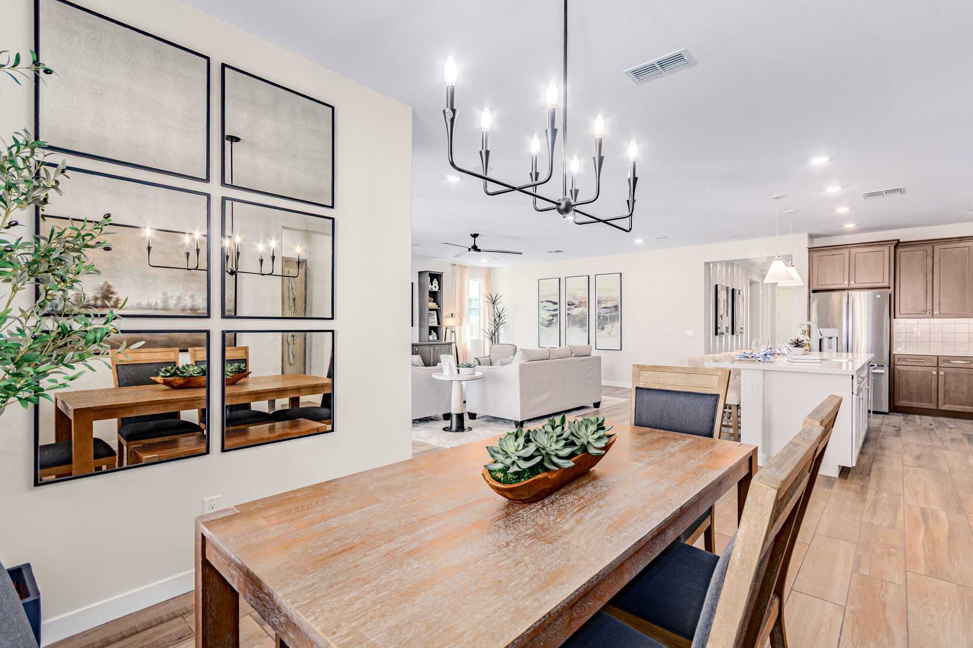 Poppy Model Home as seen from the dining space