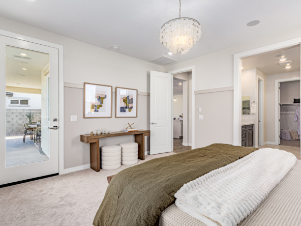 Poppy Model Home as seen from the Master Bedroom corner
