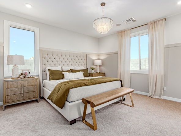 Poppy Model Home Master Bedroom