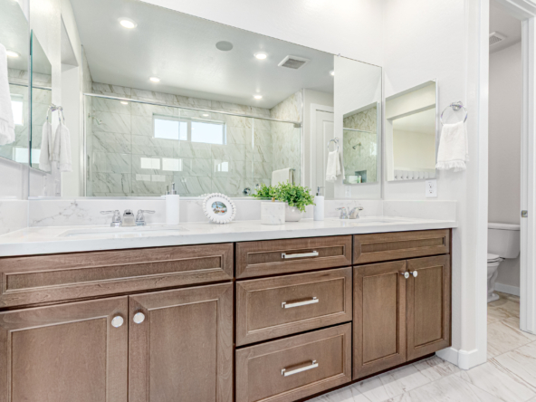 Poppy Model Home Master Bathroom Vanity