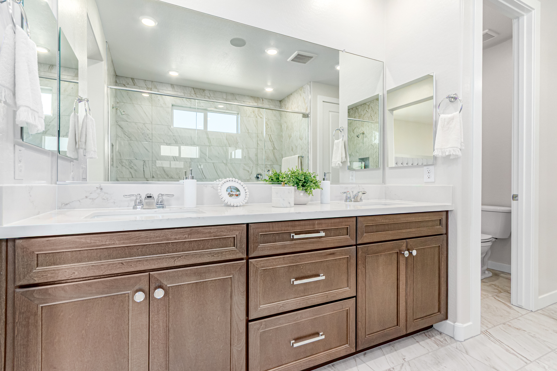 Poppy Model Home Master Bathroom Vanity