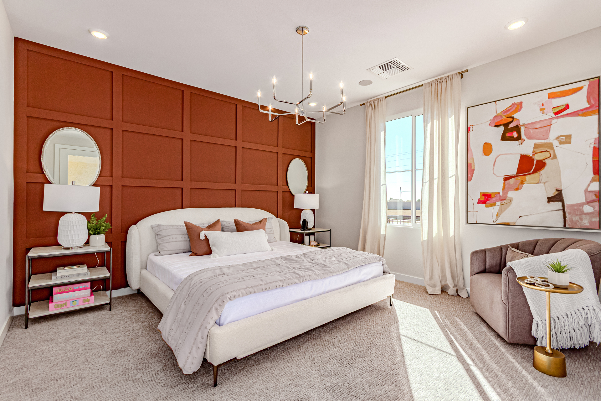 Poppy Model Home's 2nd Master Bedroom with private exit