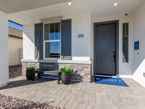 Journey model home cozy front porch