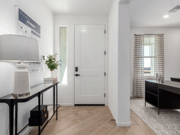 Journey model home entry foyer