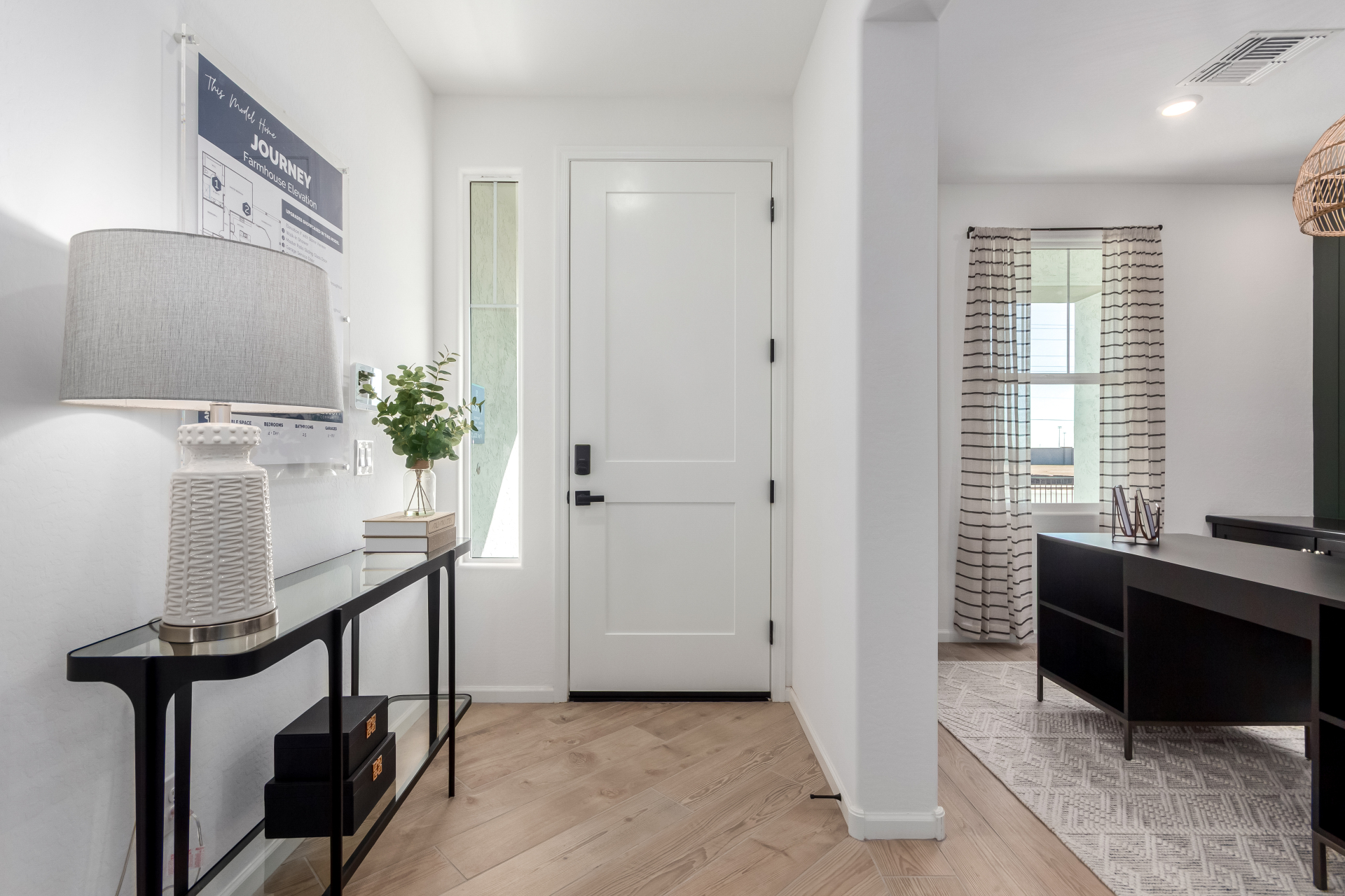 Journey model home entry foyer