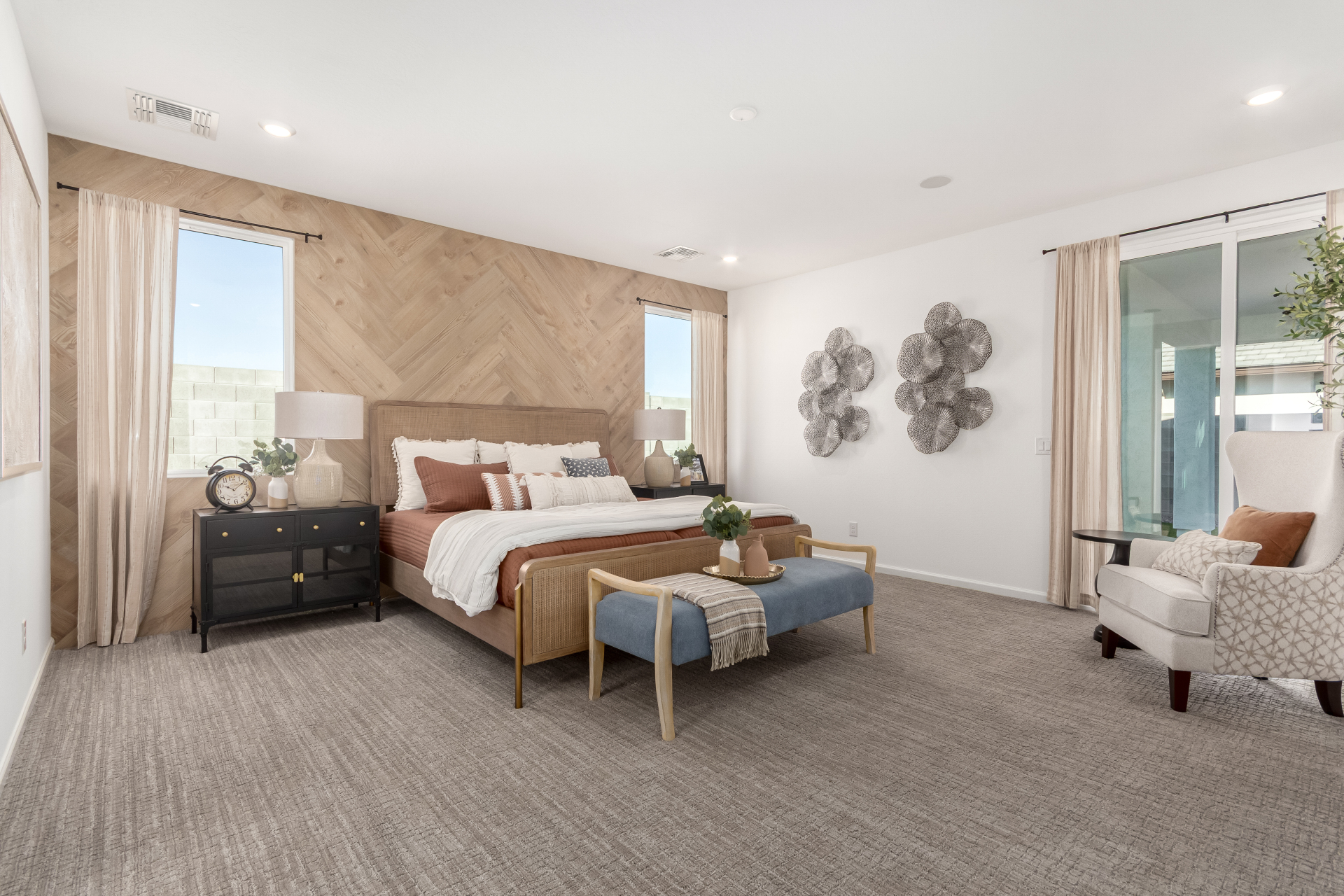 Journey model home master bedroom