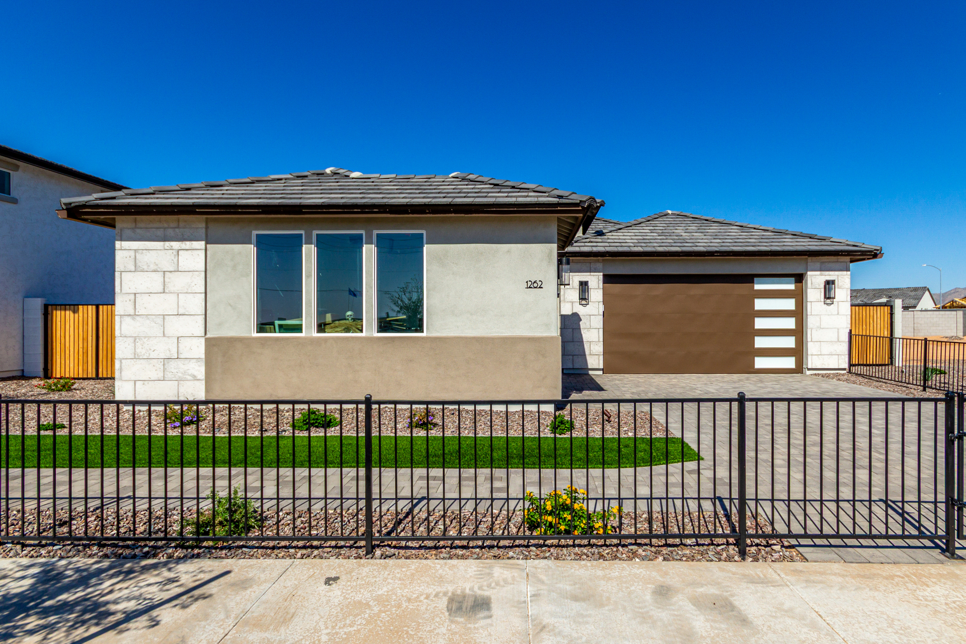 Marigold model home as seen from the street