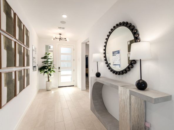 Marigold model home entry foyer