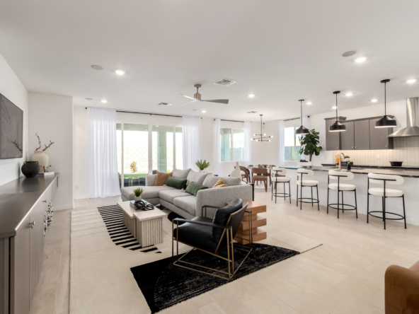 Marigold model home great room