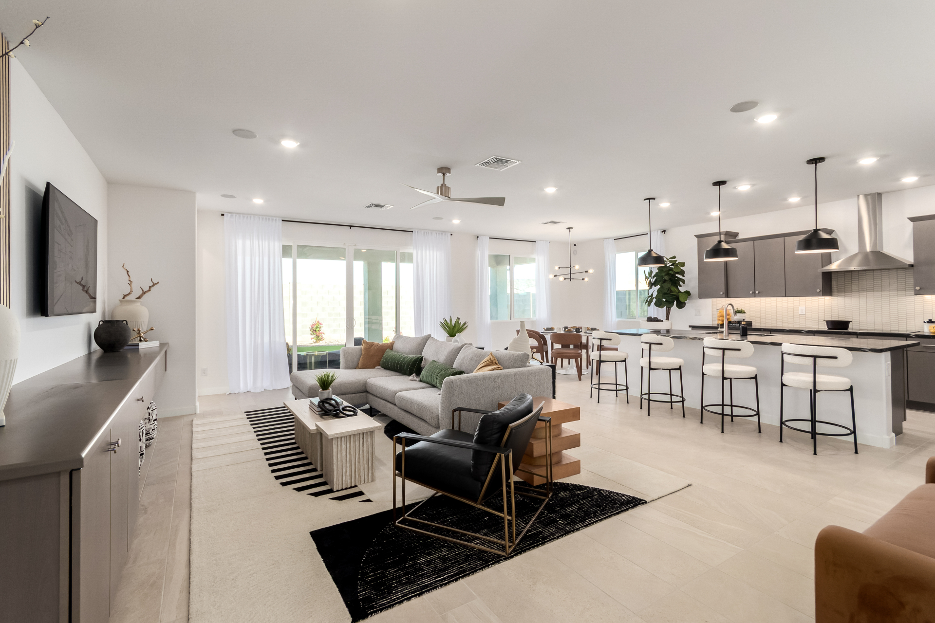 Marigold model home great room