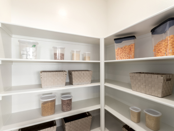 Marigold model home walk in pantry