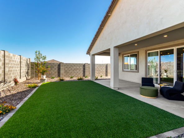 Marigold model home rear oversized covered patio