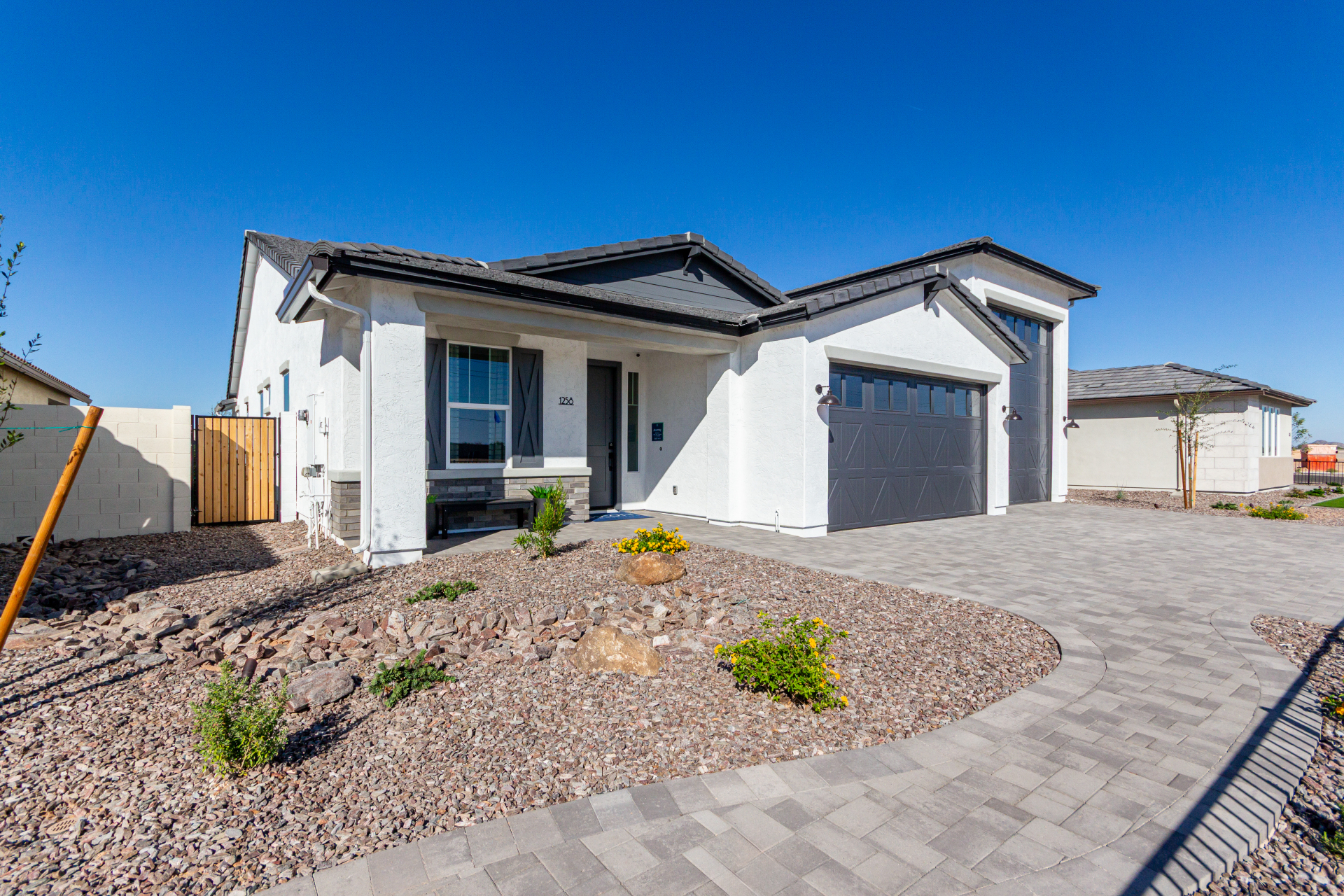 The Journey model home as seen from the street