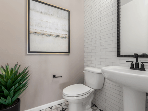 The Journey model home powder bath