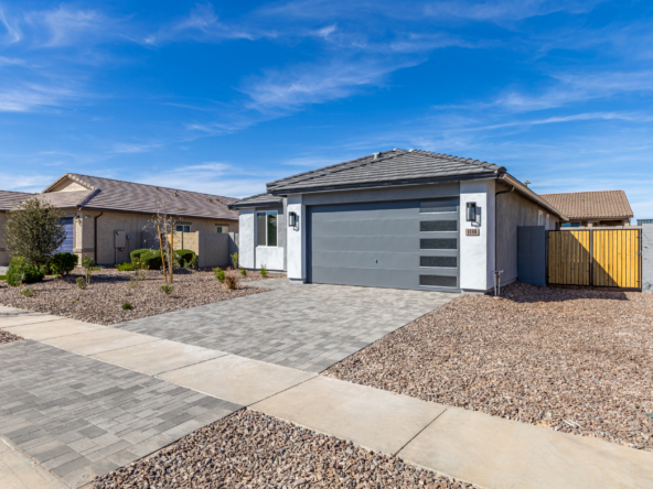 View of the holly floor plan from the street