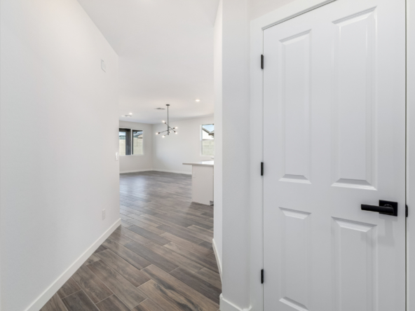 Holly entry hallway looking into the great room