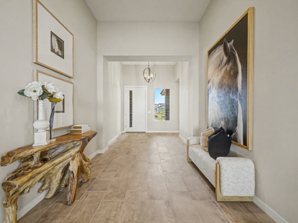 Lavish Floor Plan Entry Foyer