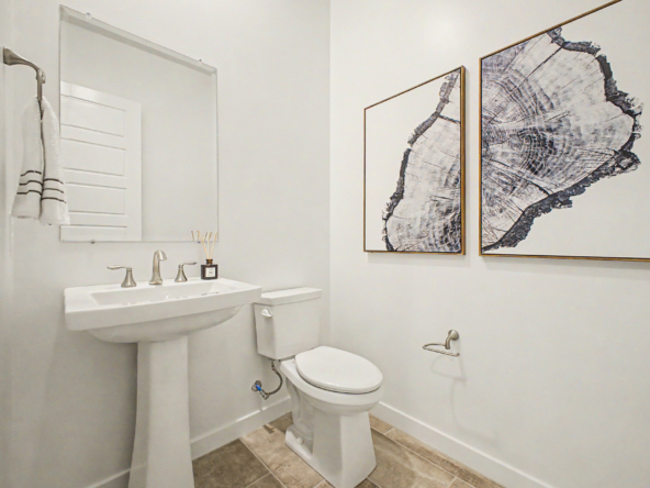 Lavish Floor Plan powder room