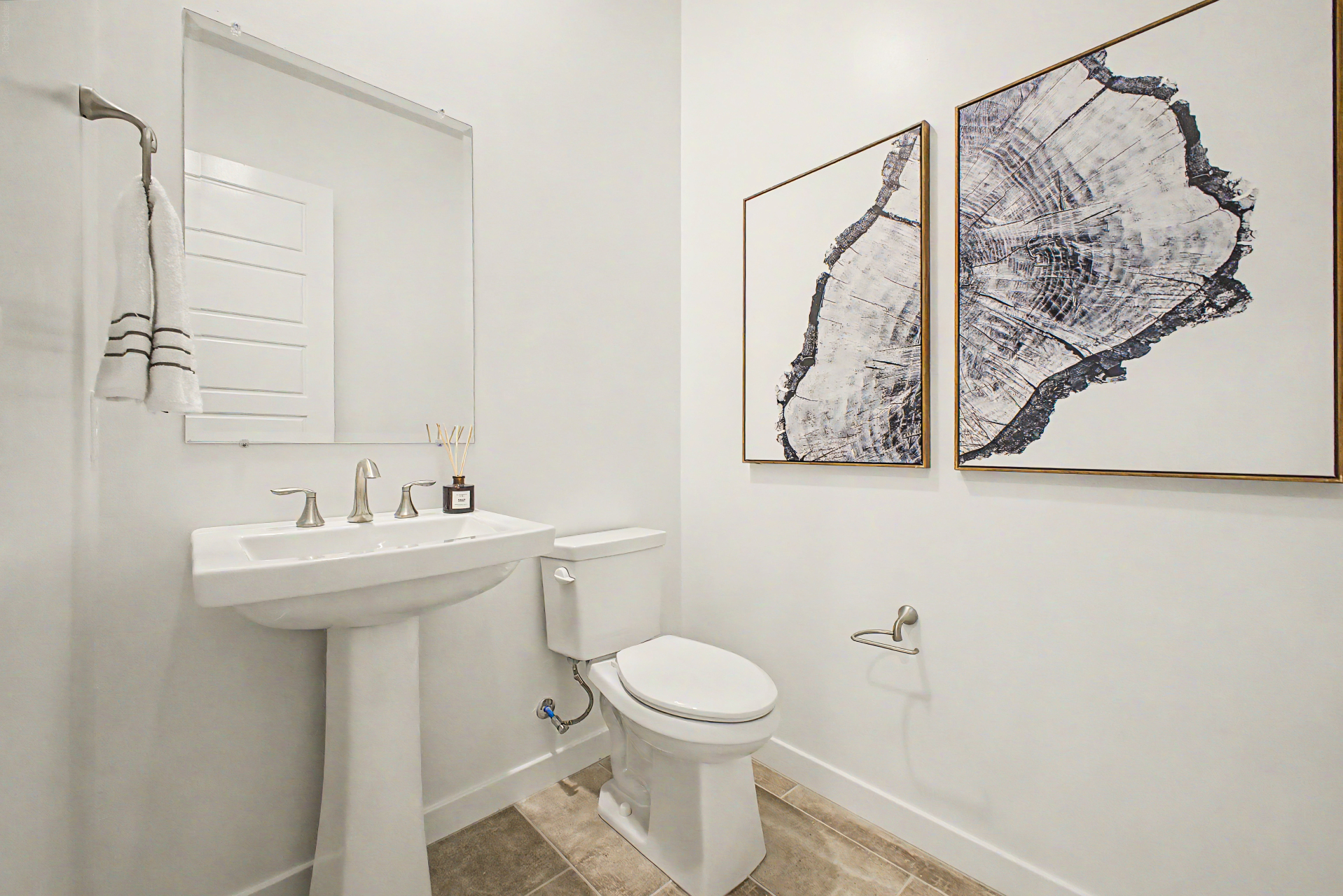 Lavish Floor Plan powder room