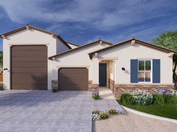 Ridgeline RV rendering with a sonoran elevation