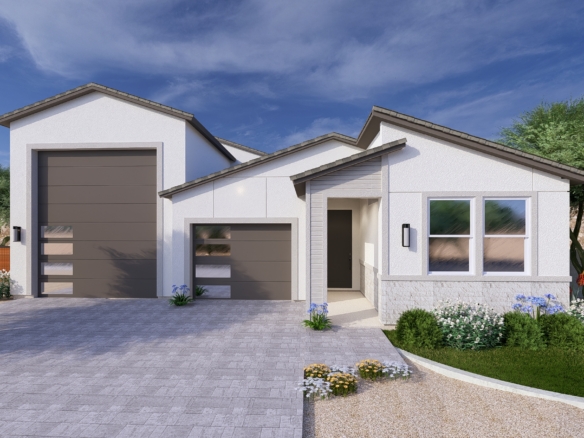 Ridgeline RV rendering with a modern elevation