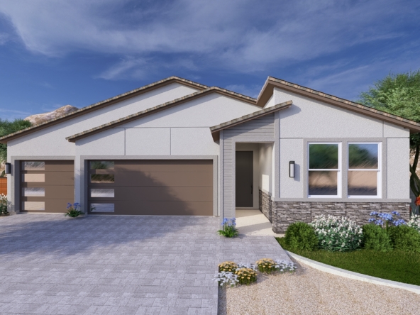 Ridgeline rendering with a modern elevation