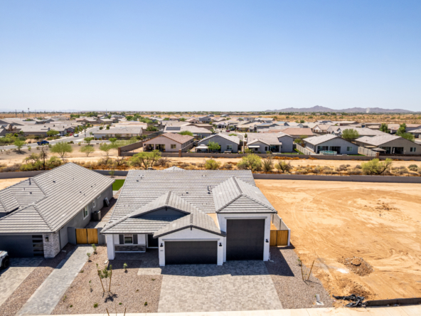 aerial view of a journey rv home